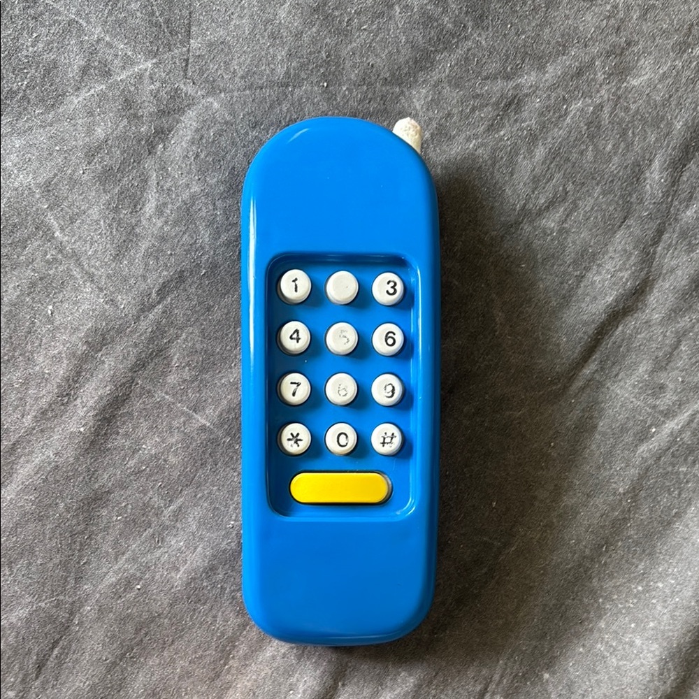 Vintage Little Tikes Blue Phone from the workshop